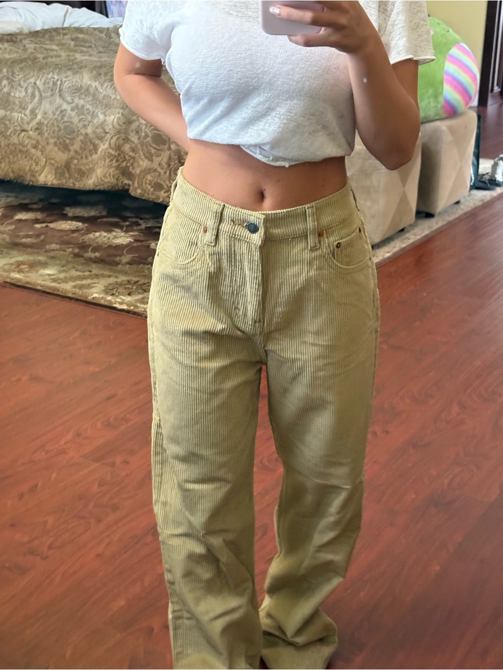 Motel Rocks High-Rise Corduroy Jeans